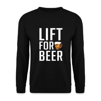 Beer Drinker Beer Gifts - Unisex Sweatshirt - black - Front - Alina (178cm) & Michal (187cm)