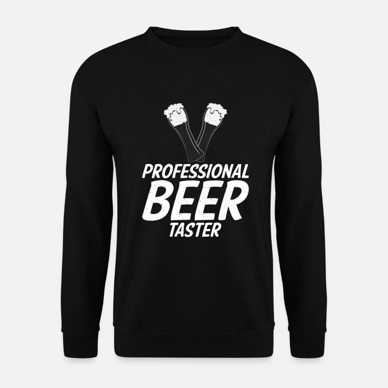Biertrinker Bier Geschenke - Unisex Pullover - Schwarz