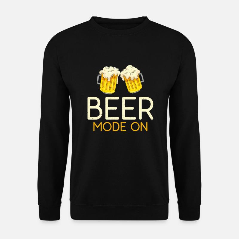 Biertrinker Bier Geschenke - Unisex Pullover - Schwarz