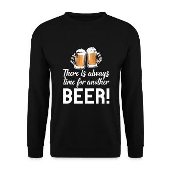 Beer Drinker Beer Gifts - Unisex Sweatshirt - black - Front - Alina (178cm) & Michal (187cm)