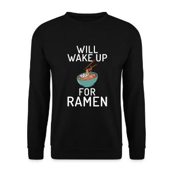 Ramen Lover - Unisex Sweatshirt - black - Front - Alina (178cm) & Michal (187cm)