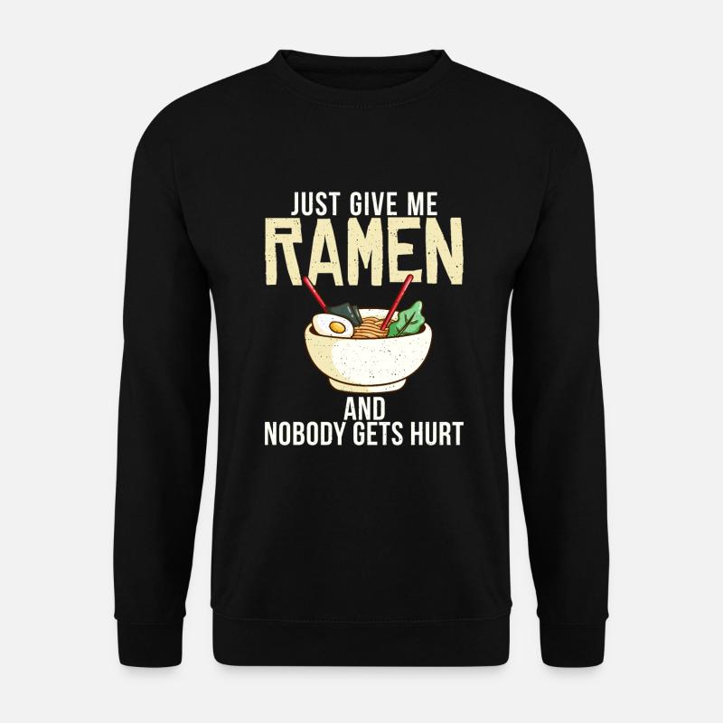 Amateur de ramen - Sweat-shirt Unisexe - noir
