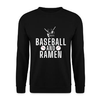 Ramen Lover - Unisex Sweatshirt - black - Front - Alina (178cm) & Michal (187cm)