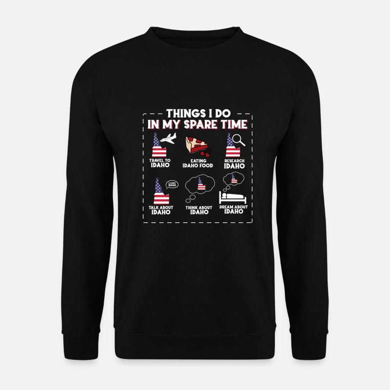 Idaho - Unisex Pullover - Schwarz