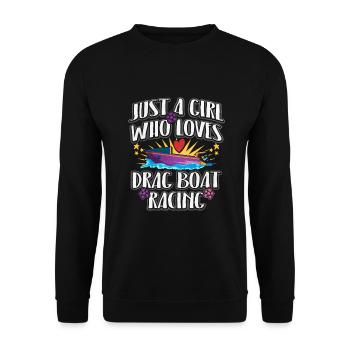 Dragon Boat Race Dragon Boat - Sweat-shirt Unisexe - noir - Devant - Alina (178cm) & Michal (187cm)