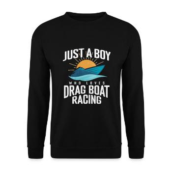 Dragon Boat Race Dragon Boat - Sweat-shirt Unisexe - noir - Devant - Alina (178cm) & Michal (187cm)