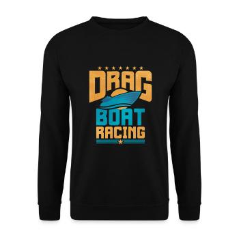 Dragon Boat Race Dragon Boat - Sweat-shirt Unisexe - noir - Devant - Alina (178cm) & Michal (187cm)