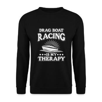 Dragon Boat Race Dragon Boat - Sweat-shirt Unisexe - noir - Devant - Alina (178cm) & Michal (187cm)