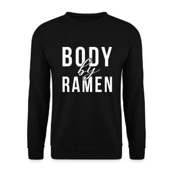 Ramen Lover - Unisex Sweatshirt - black - Front - Alina (178cm) & Michal (187cm)