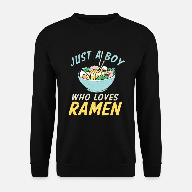 Ramen-Liebhaber - Unisex Pullover - Schwarz