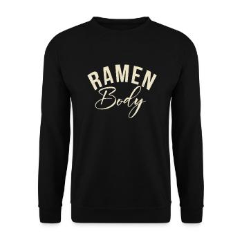 Ramen Lover - Unisex Sweatshirt - black - Front - Alina (178cm) & Michal (187cm)