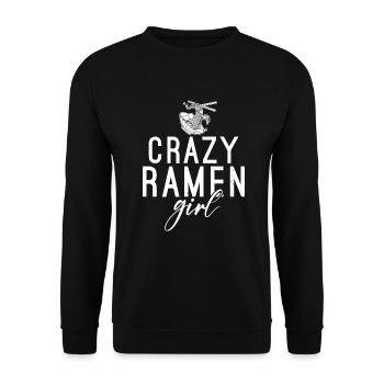 Ramen Lover - Unisex Sweatshirt - black - Front - Alina (178cm) & Michal (187cm)