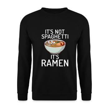 Ramen Lover - Unisex Sweatshirt - black - Front - Alina (178cm) & Michal (187cm)