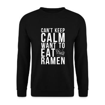 Ramen Lover - Unisex Sweatshirt - black - Front - Alina (178cm) & Michal (187cm)