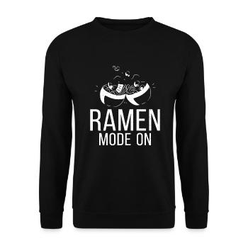Ramen Lover - Unisex Sweatshirt - black - Front - Alina (178cm) & Michal (187cm)