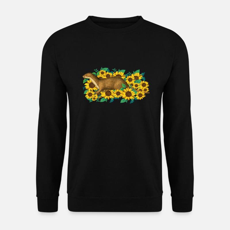 fischotter - Unisex Pullover - Schwarz