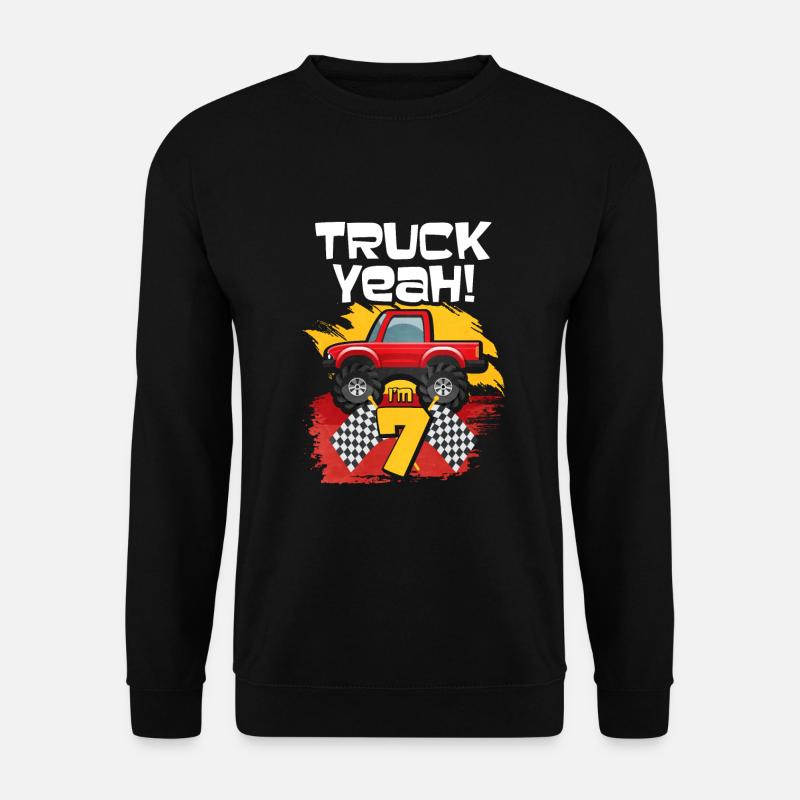 7th birthday - Unisex Sweatshirt - black