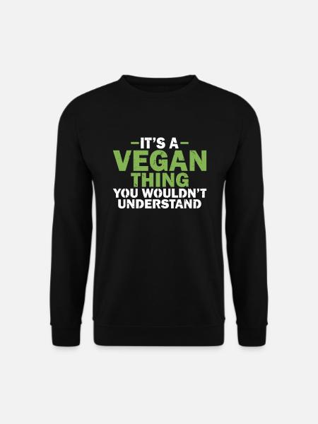 Veggie Lover Vegan Gift - Unisex Sweatshirt - black
