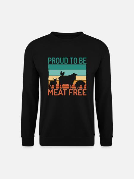 Veggie Lover Vegan Gift - Unisex Sweatshirt - black