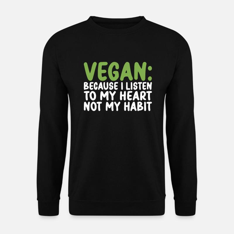 Veggie Lover Vegan Gift - Unisex Sweatshirt - black