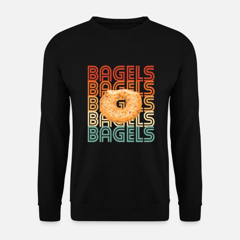 Bagel Bagels Gift - Unisex Sweatshirt - black