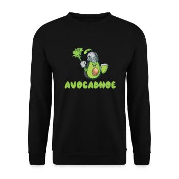 Veggie Lover Vegan Gift - Unisex Sweatshirt - black - Front - Alina (178cm) & Michal (187cm)