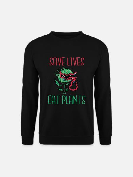Veggie Lover Vegan Gift - Unisex Sweatshirt - black