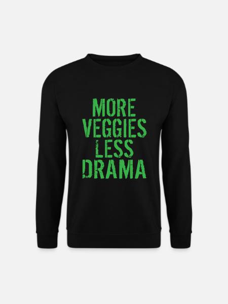 Veggie Lover Vegan Gift - Unisex Sweatshirt - black
