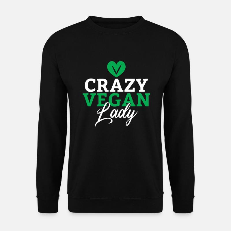 Veggie Lover Vegan Gift - Unisex Sweatshirt - black