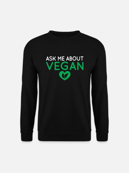 Veggie Lover Vegan Gift - Unisex Sweatshirt - black