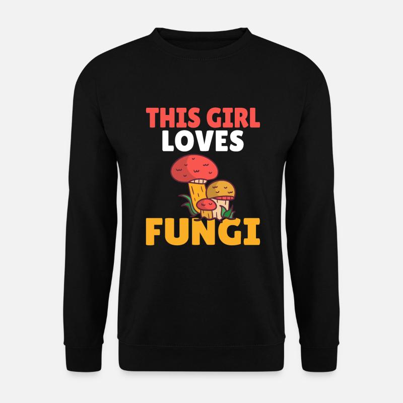 Pilzjäger Pilzjäger Geschenke - Unisex Pullover - Schwarz