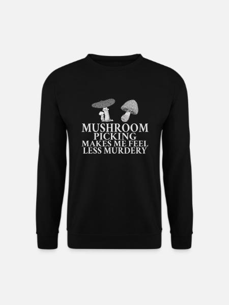 Fungi Hunter Mushroom Hunter Gifts - Unisex Sweatshirt - black