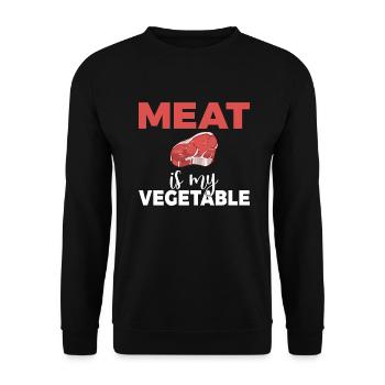 BBQ Grill Boeuf Viande Amoureux Cadeaux - Sweat-shirt Unisexe - noir - Devant - Alina (178cm) & Michal (187cm)