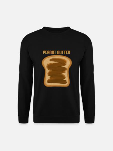 Erdnussbutter Peanut Butter - Unisex Pullover - Schwarz