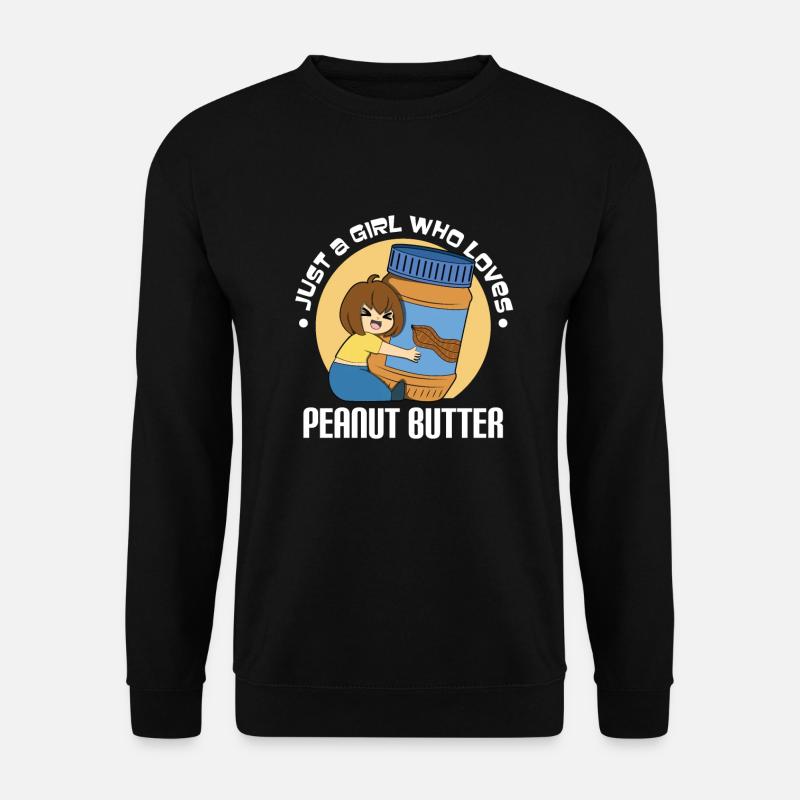 Erdnussbutter Peanut Butter - Unisex Sweatshirt - black