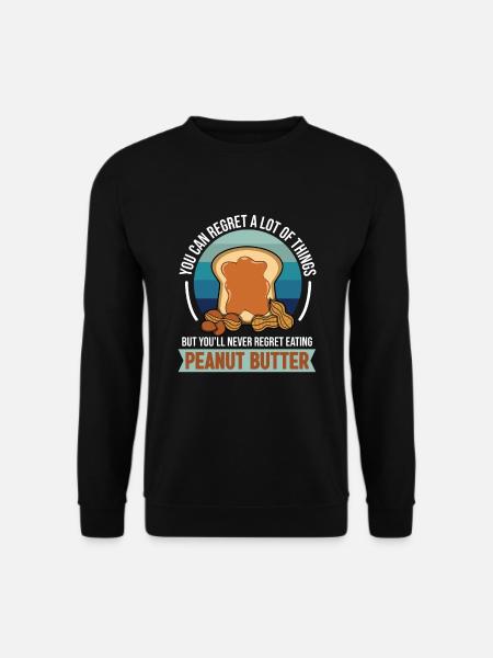 Erdnussbutter Peanut Butter - Unisex Pullover - Schwarz