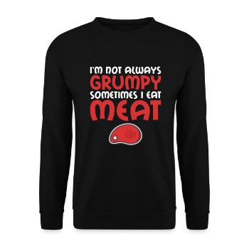 BBQ Grill Boeuf Viande Amoureux Cadeaux - Sweat-shirt Unisexe - noir - Devant - Alina (178cm) & Michal (187cm)