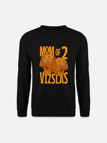 Magyar Vizsla mom Ungarischer Vorstehhund - Unisex Pullover - Schwarz