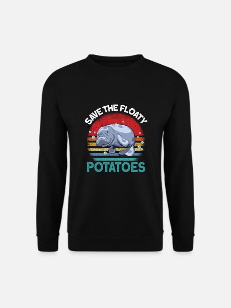 Manatee Manatee - Unisex Sweatshirt - black