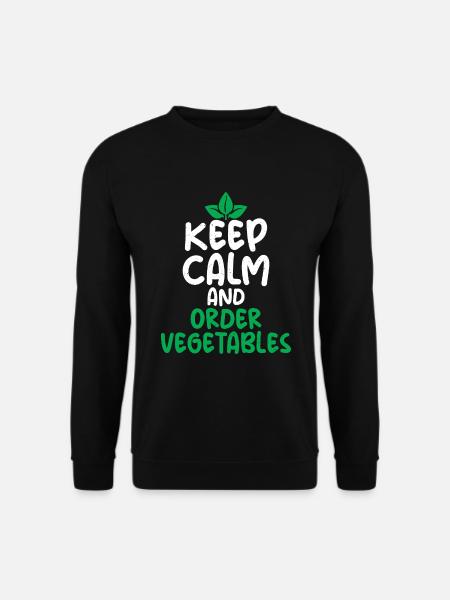 Vegetable Lover Vegetarian Gifts - Unisex Sweatshirt - black