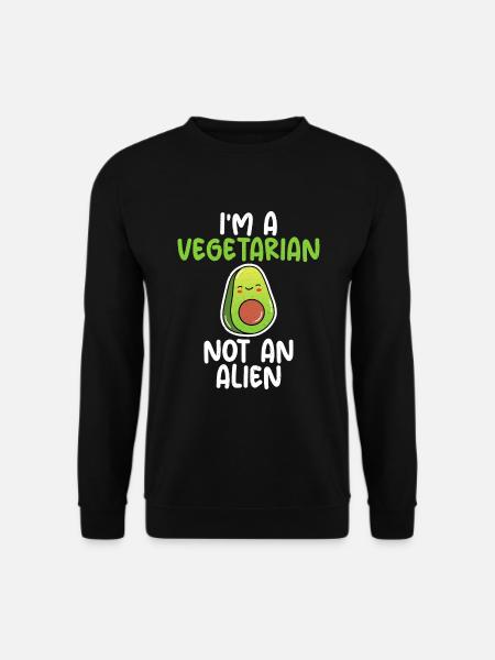 Gemüseliebhaber Vegetarische Geschenke - Unisex Pullover - Schwarz