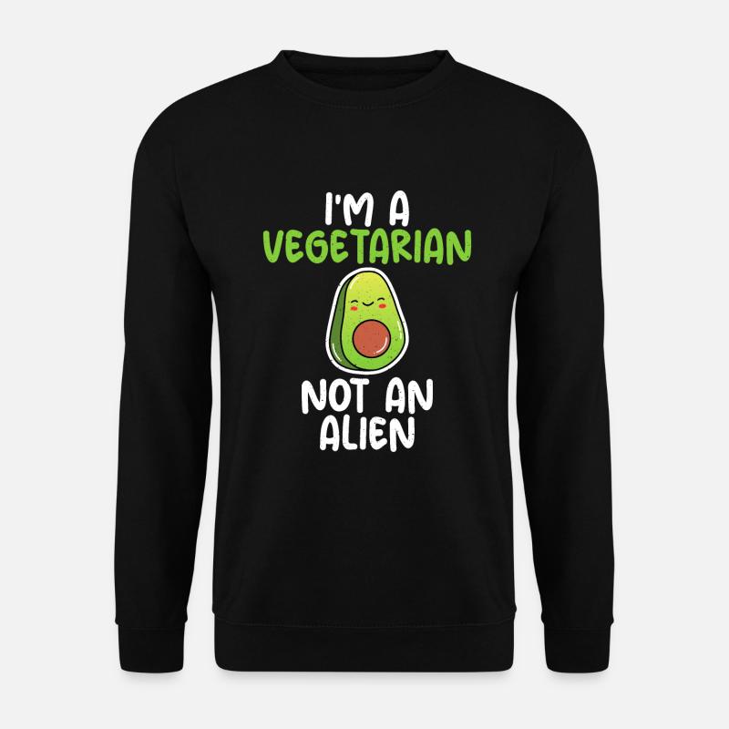 Gemüseliebhaber Vegetarische Geschenke - Unisex Pullover - Schwarz