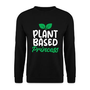 Gemüseliebhaber Vegetarische Geschenke - Unisex Pullover - Schwarz - Vorne - Alina (178cm) & Michal (187cm)