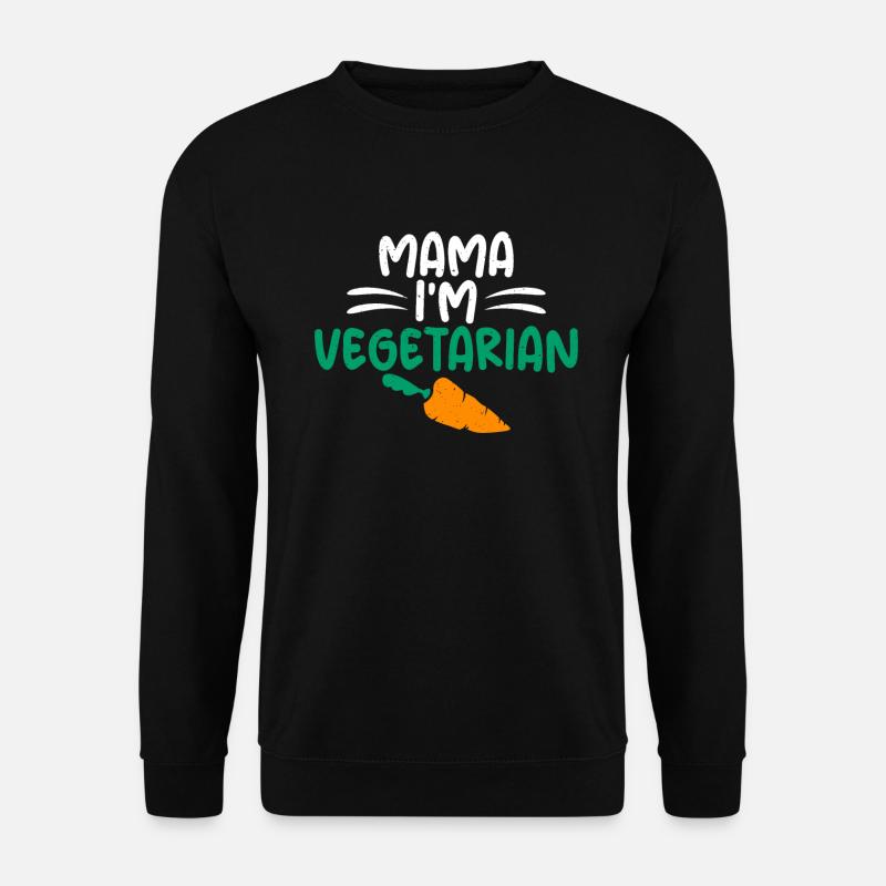 Vegetable Lover Vegetarian Gifts - Unisex Sweatshirt - black