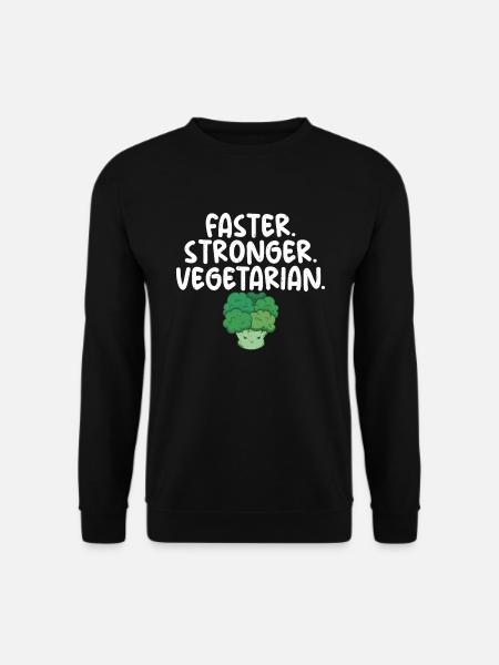 Vegetable Lover Vegetarian Gifts - Unisex Sweatshirt - black