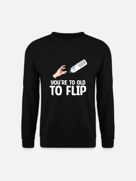Water Bottle Flipping Bottle Turning - Unisex Sweatshirt - black