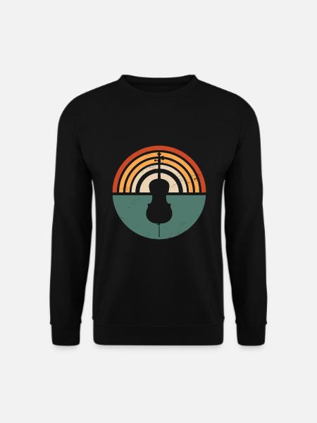 Cello Funny Gift Viola - Unisex Sweatshirt - black