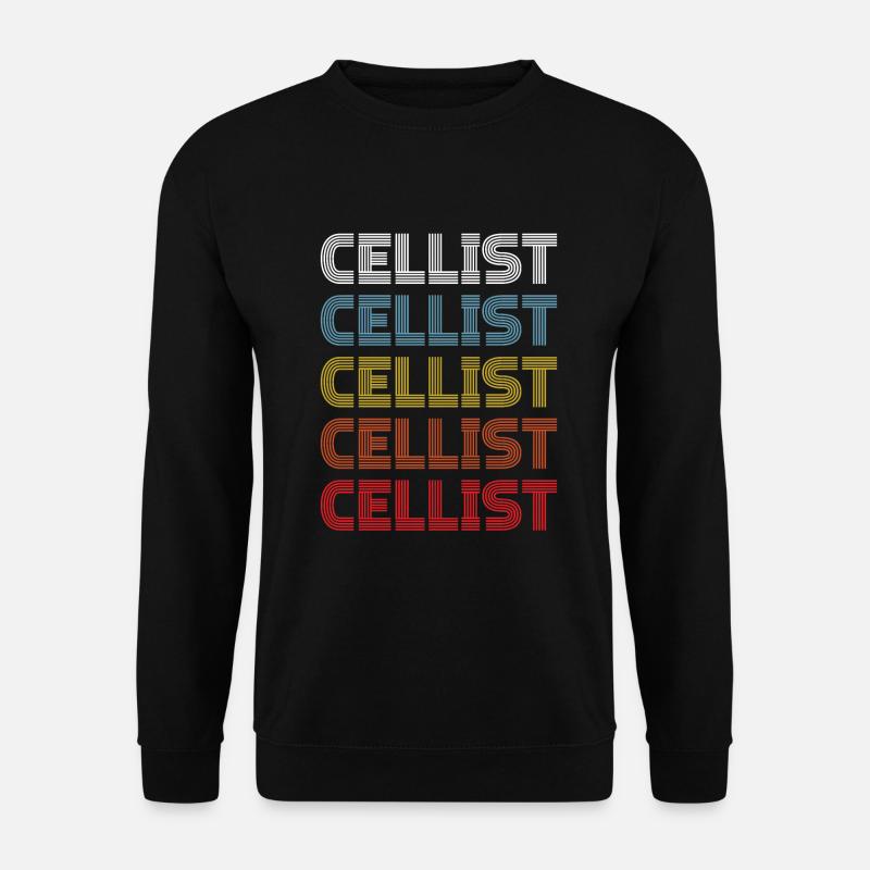 Cello Funny Gift Viola - Unisex Sweatshirt - black