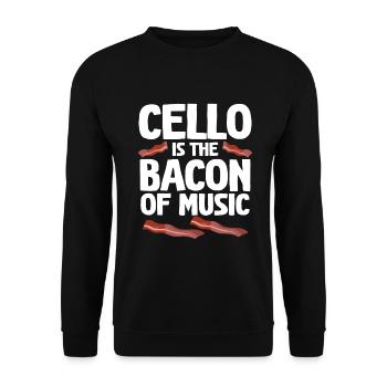 Violoncelle Drôle Cadeau Alto - Sweat-shirt Unisexe - noir - Devant - Alina (178cm) & Michal (187cm)