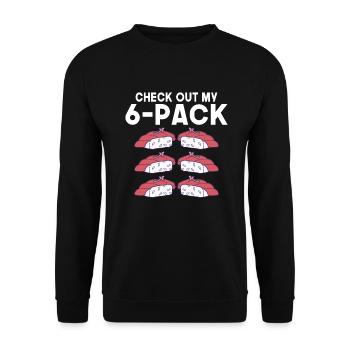 Cadeau pour les amateurs de sushis de cuisine japonaise - Sweat-shirt Unisexe - noir - Devant - Alina (178cm) & Michal (187cm)